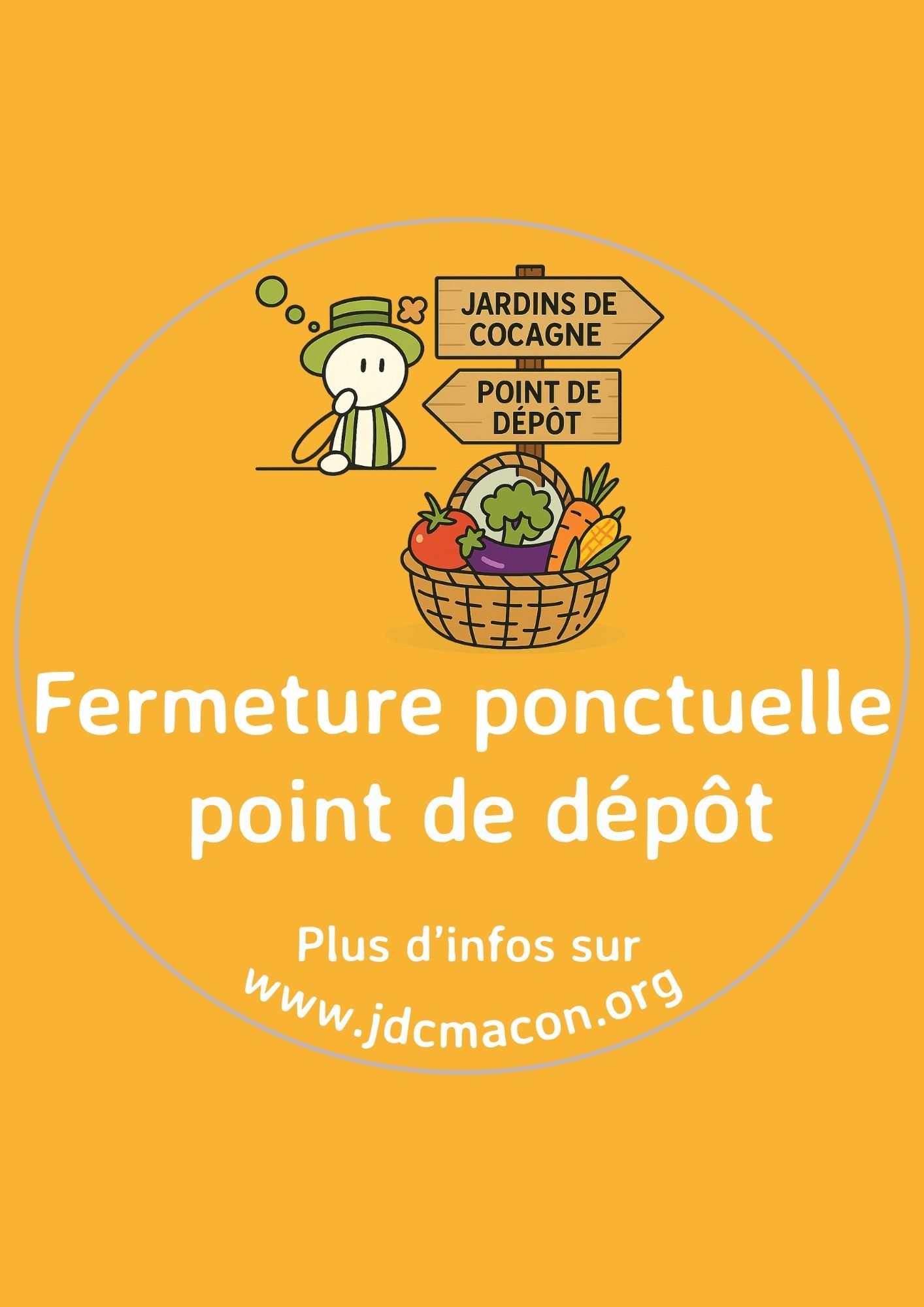 fermeture ponctuelle point de dépôt